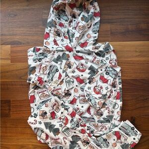 🎄🏠 Larkspur Bamboo Jogger Set – Home Alone Inspired, 18/24m 🎁